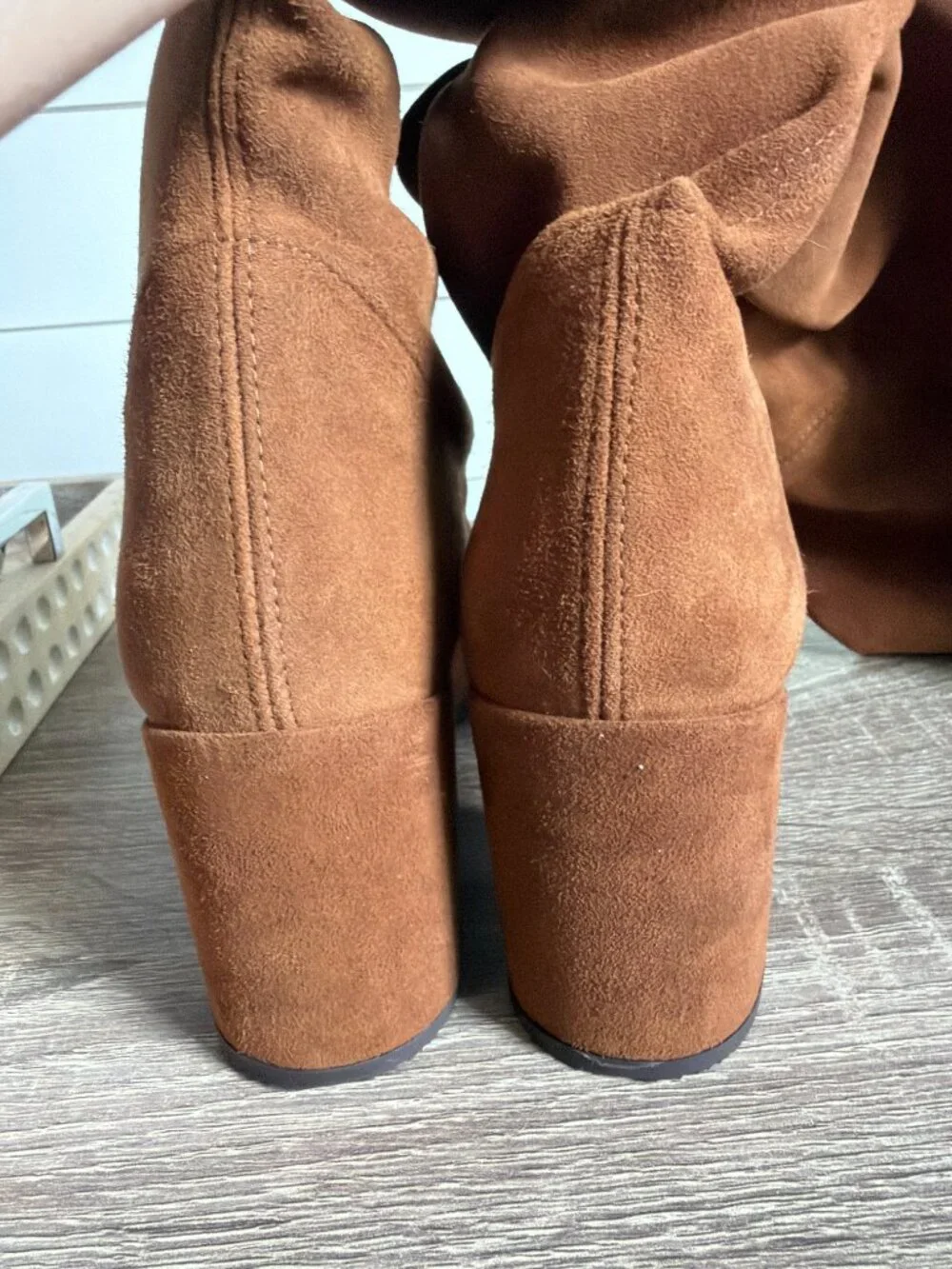 Stuart Weitzman New 8.5 Over the Knee Camel Suede Boots.